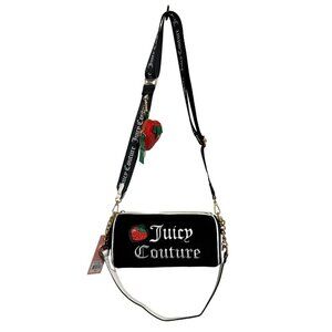 Juicy Couture Strawberry Cylinder Crossbody Bag w/ Strawberry Coin Purse - NWT